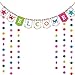 Produktbild Buntes Welcome Banner mit Bunter Kreis Punkte Girlande für Party Zurück zur Schule Party Zubehör Set Erster Schultag Banner Lebhafte Willkommen Party Dekorationen