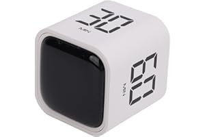 DEPISUTA Timer Pomodoro, Timer w Kostce, 5, 10, 30 i 60 Minut Kostka Timera Zwiększająca produktywność, Regulowana głośność i Tryby Wibracji, Łatwe w Użyciu Narzędzie do Zarządzania