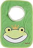 Playshoes 50712429 deslizamiento babero rana, a prueba de agua, 27 x 27 cm