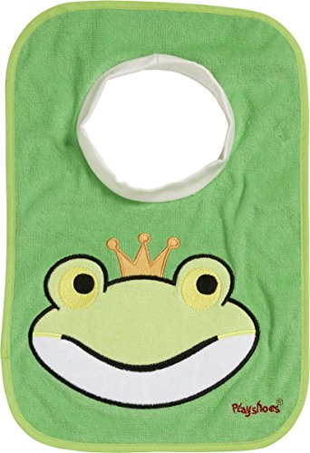 Playshoes 50712429 Schlupf-Lätzchen Frosch, Wasserdicht, 27 x 27 cm