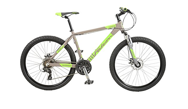 Falcon-Xenon-Mountain Bike in Lega, Leggera, 24 velocità, Shimano,  Ingranaggi e Zoom Freni a Disco, Colore: Grigio/Verde, 19 cm : Amazon.it:  Sport e tempo libero