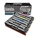 Produktbild NoahArk Kompatibel für HP 201X CF400X CF401X CF402X CF403X CF201A CF400A Tonerkassette für HP Color Laserjet Pro MFP m277dw M277n M274n M252d M252n M277c6 (Farbe: Schwarz, Blau, Gelb, Rot 4 Pack)