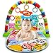 Produktbild AimdonR Baby Fitness Matte, Baby Fitness Spielzeug, Klavierspielzeug, Eltern Kind Erfahrung, Baby Kognition, Farberkennung, Tiererkennung, Neugeborene 6-36 Monate