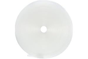 MACHSWON Tubo termorretráctil de 10 mm de diámetro, 16 mm, ancho plano, relación 2:1, tubo retráctil de 10 m, transparente