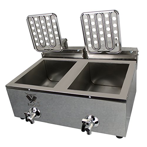Beeketal Profi Gastronomie Imbiss Friteuse Fritteuse Fritöse 10L+10L – BTF20B - 4