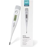 EUROPAPA Digital Fever Thermometer for Babies, Children and Adults, Thermometer for Oral, Armpillary or Rectal, Waterproof wi