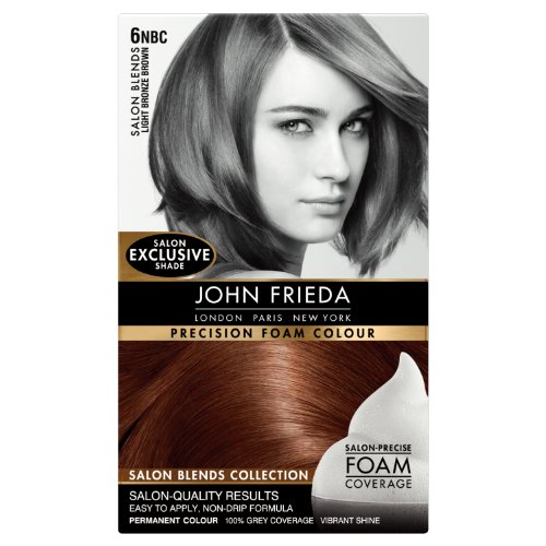 John Frieda Precision Foam Colour Salon Blends 6NBC Light Bronze Brown