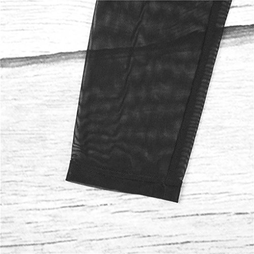 Vovotrade ☆☆Damen Ladies Tech Mesh Leggings Yoga Hose - 9