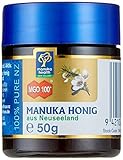 Manuka Health - Manuka Honig MGO 100 + 50g - 100% Pur aus Neuseeland mit zertifiziertem Methylglyoxal Gehalt