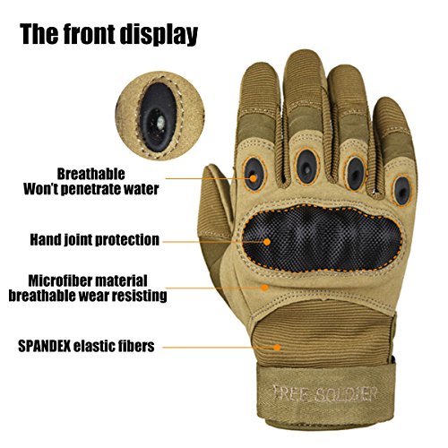 FREE SOLDIER Outdoor Taktische Handschuhe Herren Schweissabsonderung verschleißfeste Taktische Handschuhe - 3