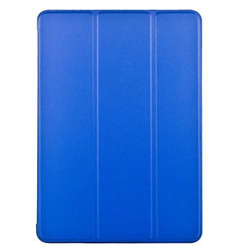 Khomo iPad Air 2 Hülle Case Dunkelblau Gehäuse mit doppelten Schutz ultra dünn und leicht, Smart Cover – Italic Dark Blue - 5