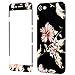Produktbild Handyhülle iPhone 7 Blumen,iPhone 8 Hülle mit Panzerglas,Wafly Soft Silikon Ultra Dünn Schutzhülle mit Muster 9H Full Screen Panzerglasfolie,4,7''-Stoßfest, Anti-Shock, Anti-Fingerabdruck (Morgenruhm)