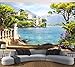 Produktbild Apoart 3D Wandtapete Papel De Parede Mural 3D Großformatigen Foto Mural Garden Lake 3D Hintergrundbild Papier Papel De Parede140Cmx100Cm