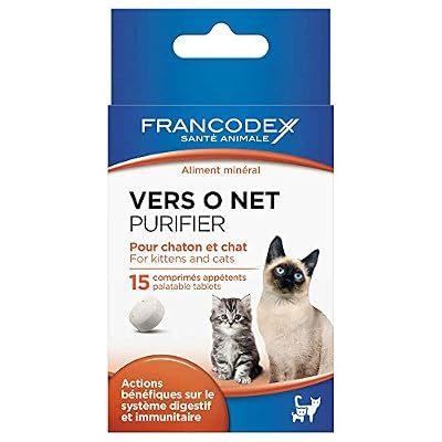 Francodex Comprimés vers O Net pour Chaton et Chat x15