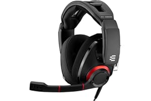EPOS I Sennheiser Casque Gamer GSP 500, Casque Gaming Flip-to-Mute, Casque Audio Micro Antibruit, Arceau Ergonomique, Coussinets Mousse, Compatible PC, Mac, PS4, PS5, Xbox Series X et One, Switch
