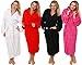 Produktbild Kapuzen Bademantel Dickes Material Bademantel – 100% Baumwolle Frottee M L XL XXL XXXL XXXXL Volle Länge Herren Damen Gewand – Ideal Weihnachten Geburtstag Geschenk rot rot X-LARGE - XX-LARGE