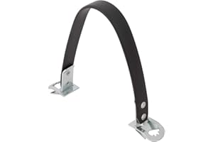 YOSOO Support de Batterie, Support de Batterie de Lee 1 Pcs Sangle de Lee Latérale Robuste en Métal Noir Support de Batterie de Voiture Support de Batterie de Lee Latéral pour sangle porte batterie pour lev