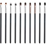 10 Pezzi Pennelli Ombretto Strumento di Trucco, Makeup Brushes, Pennello per Ombretti, per Ombretto Make Up Occhi, Ombretto S