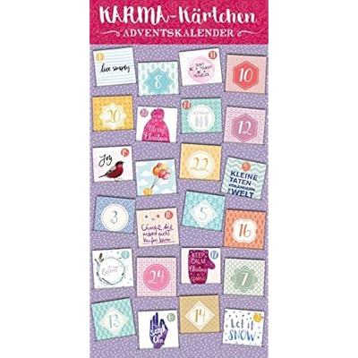 Karma-Kärtchen Adventskalender: Wandkalender