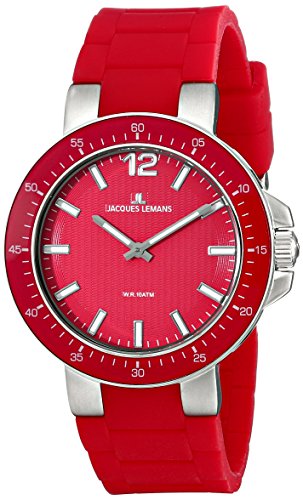 Jacques Lemans Unisex-Armbanduhr Milano Analog Silikon 1-1709D Jacques Lemans Unisex-Armbanduhr Milano Analog Silikon 1-1709D