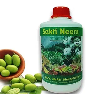 Nature Friend Organic Pure Cold Pressed Neem Oil (900 ml) Azadirachtin 1500 PPM-Min Insecticide/Pesticide/Fungicide Neem Oil Concentrate Spray for Plant (900ml)