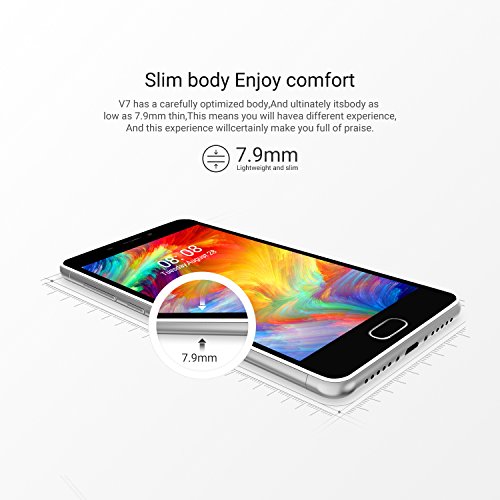 KENXINDA V7 Dual SIM 4G Handys, GÃ¼nstiges smartphone ohne Vertrag, Touchscreen digitales 5,0 Zoll Display, Fingerabdruck Sensor, 2GB+16GB interner Speicher, BatteriekapazitÃ¤t 2250 mAhï¼ˆGrauï¼‰
