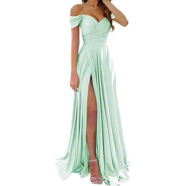 Abiti da damigella d'onore in raso da donna per matrimonio con sirena di limo, abiti da sera formali, schiena scoperta, taglie forti, Arancione, 38
