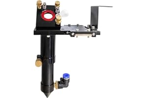 FONLAND Conjunto De Cabezal Láser de CO2, Accesorio para Máquina Cortadora de Grabado Láser - Conjunto De Cabezal Láser para lente de enfoque D18 FL38.1 & Dia.20mm FL.50.8/63.5/101.6 mm