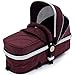 i-Safe System - Hot Chocolate Trio Travel System Pram & Luxury Stroller 3 in 1 Complete With Car Seat + Rain Covers
