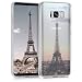 Produktbild kwmobile Samsung Galaxy S8 Hülle - Handyhülle für Samsung Galaxy S8 - Handy Case in Anthrazit Rosa Transparent