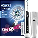 Oral-B Pro 2500 Electric Rechargeable Toothbrush Powered by Braun - Black (Packaging May Vary) - Ships with a UK 2 pin plug