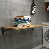 ▲HINWEIS: Da der Klapptisch ein hohes Gewicht und eine hohe Tragfähigkeit aufweist, wird dringend empfohlen, dass der Kunde die Halterungen mit Schrauben von mehr als 5 cm Länge an den Stehbolzen anbringt, um sicherzustellen, dass der Klapptisch stabil ist.