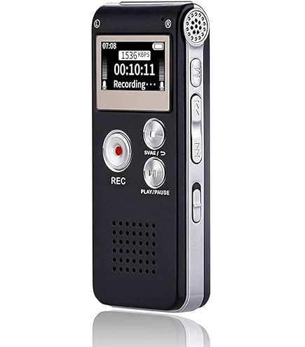264GB High Capacity Digital Voice Recorder, WUCOTC Voice Activated