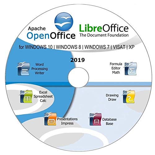 Apache Open Office & Libre Office 2021 Full Latest Edition for ALL Windows and mac | Alternative to Microsoft Office: Compatible with Word, Excel and PowerPoint