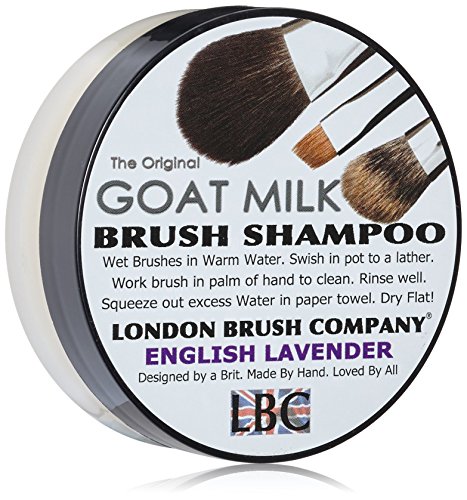 LONDON BRUSH COMPANY Pure Goat Milk Solid Brush Shampoo, English Lavender 28 g