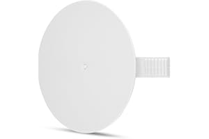 REV Pokrywa puszkowa ISO 80 mm 25 sztuk osłon do gniazdka podtynkowego Pokrywa sprężynowa do puszki rozgałęźnej Kolor: biały