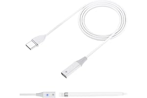 DEWFIGS ㅤ USB-C to Lightning Adapter for iPencil 1st Gen Charging Accessory, Portable Charger