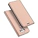 Price comparison product image Huawei P9 Lite Mini Case, SMTR Skin Series Ultra Slim, PU Leather Wallet case Stand Cover ,Magnetic Closure,TPU bumper-Leather Flip Cover Wallet for Huawei P9 Lite Mini (Rose Gold )