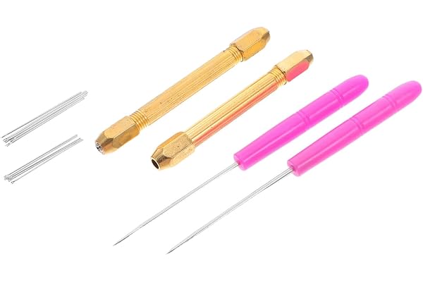 WEKAMOS Doll Hair Rooting Tool med Interchangeable Alloy Needles DIY Reroot Rehair Kit för Dockor Robust och Lättanvänd för Håråterställning och Frisyrer Slumpmässig Färg