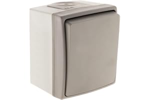 Interrupteur va et vient IP55 - Gris - Orok - Zenitech