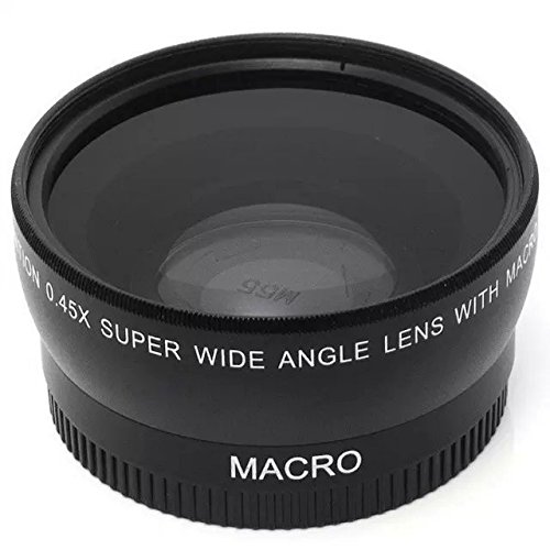 Goliton 55  mm 0 45  x Grand Angle Macro lentille de Conversion pour Canon Nikon Sony Pentax Olympus Appareil Photo