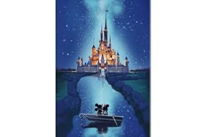 MANYILE DIY 5D Diamond Painting Set, Full Drill Diamant Malerei Bilde Crystal Strass Kreuzstich Stickerei Stickpackung Arts Craft für Home Wand Dekoration(castle,30*40cm)