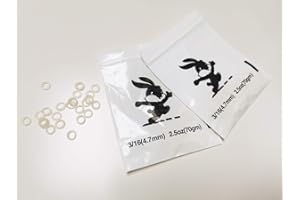 SMILETECH Ambre 2,5 oz Orthodoncia 3/16 Force Light Bretelles élastiques Bandes en caoutchouc dentaire (2 sacs (200 pièces)