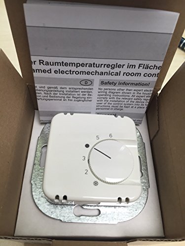 Raumtemperaturregler 230V, alpinweiß – passend für Busch-Jaeger Reflex SI, Si Linear und Duro 2000 - 3