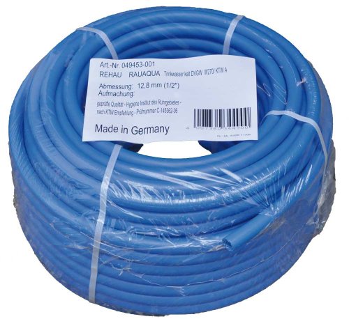Trinkwasserschlauch 1/2 " - 50 m - Rauaqua - KTW/DVGW