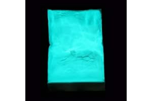 YUYTE Leuchtpulver, Glow In The Dark Farbe, 100G Professionelle Fluoreszierendes Pulver, Lumineszenz Pigmente Phosphoreszierende Farbe Photolumineszenz Ungiftiges Neonlichter Dunkle Pigmentnächte