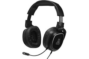 The G-Lab - Korp Barium - Casque Gamer avec Son Stéréo Haute Qualité, Micro Flexible, Jack 3.5 mm, Oreillettes rotatives Ultra Confort - Casque Gaming PC / PS4 / PS5/ Switch - Noir – New