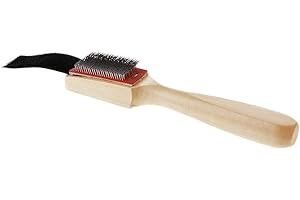 Yushu - Spazzola per la pulizia delle scarpe da ballo, suola in pelle scamosciata, pulitori per fili, per calzature, scarpe da ballo