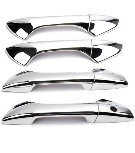 8-Piece Chrome Door Handle Covers For 2012–2016 Honda Civic & CR-V – Keyless Compatible