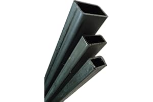 FRATELLI BIASCO barra tubolare rettangolare in ferro lega S235JR lunghezza 3 metri (30x20x2 mm)